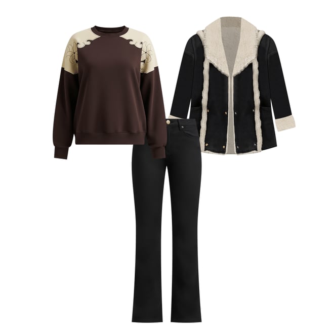 Wrangler x Lainey Wilson Wrancher Flare Pant in Black