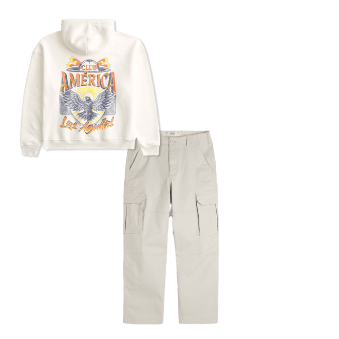 Boxy Club América Las Águillas Graphic Hoodie