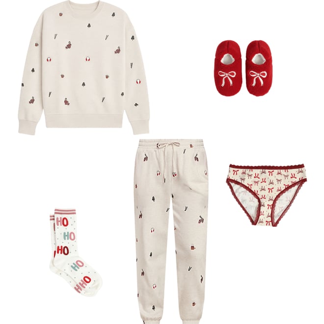 Holiday Ho Ho Ho Crew Socks