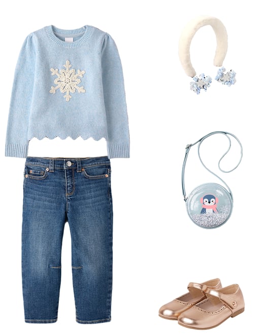 Girls Snowflake Dress - New York City Ballet by GYMBOREE - Blue