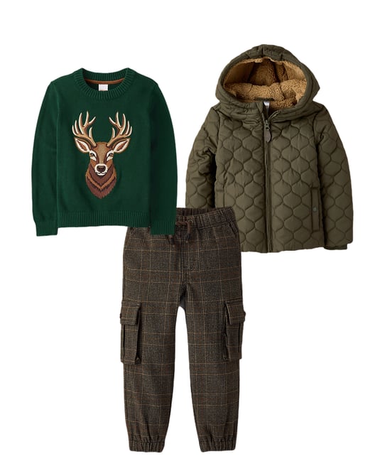 Boys Long Sleeve Cable Knit Shawl Cardigan - Signs of Spring | Gymboree - SUGAR COOKIE