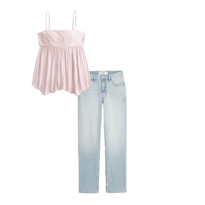 Top estilo túnica con lentejuelas bordadas en el busto