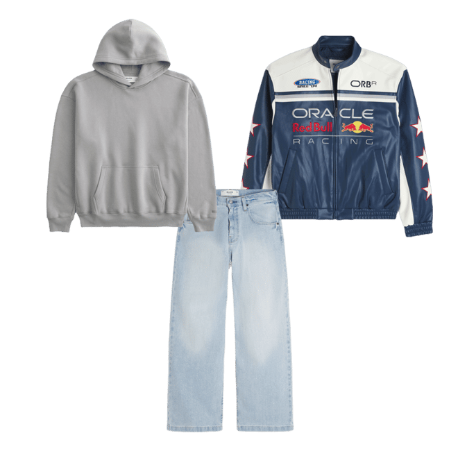 Oracle Red Bull Racing Graphic Faux Leather Jacket