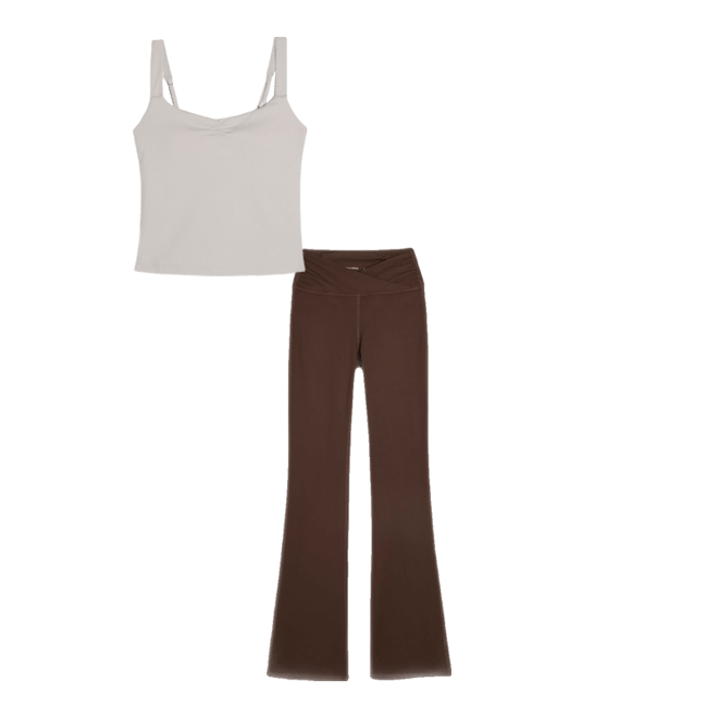 Gilly Hicks Active Recharge Wrap Waist Boot Leggings