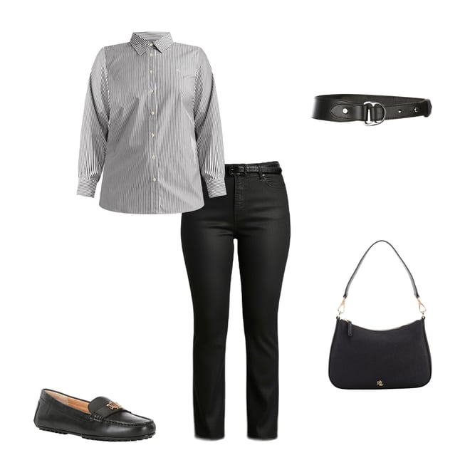 Ralph Lauren Leather D-Ring Belt ドレスベルト Equestrian D-Ring Leather Belt