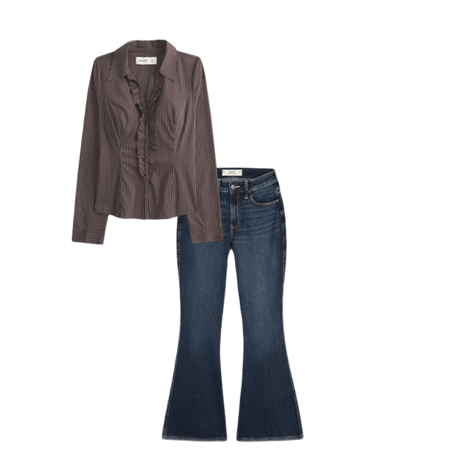 Tuxedo-Style Stretch Poplin Shirt