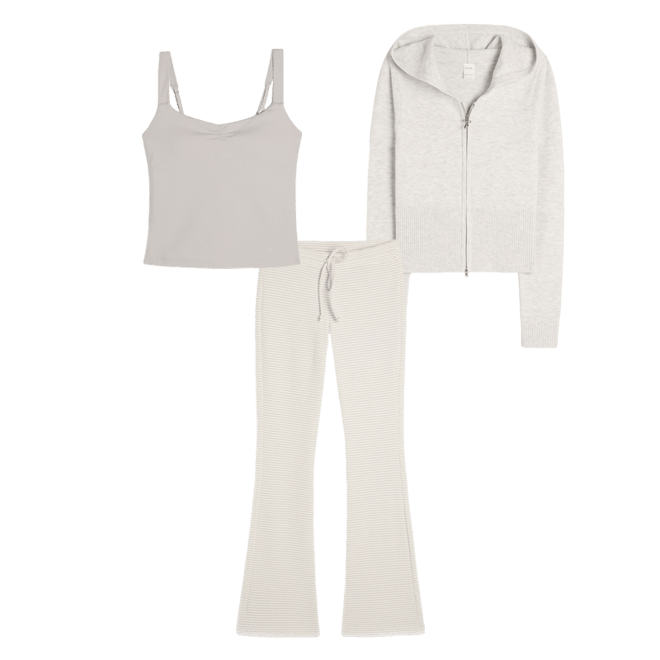 Gilly Hicks Cozy Waffle Bootcut Pants