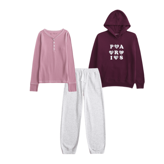 essential logo fleece sweatpants