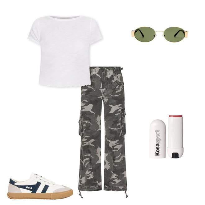 【JADED LONDON】TROOPER CAMO CARGO PANTS Washed Black Trooper Camo Cargo Pant | Jaded Man