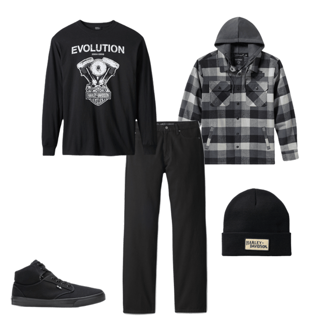 Men's Evolution Engine Long Sleeve Tee | Harley-Davidson USA