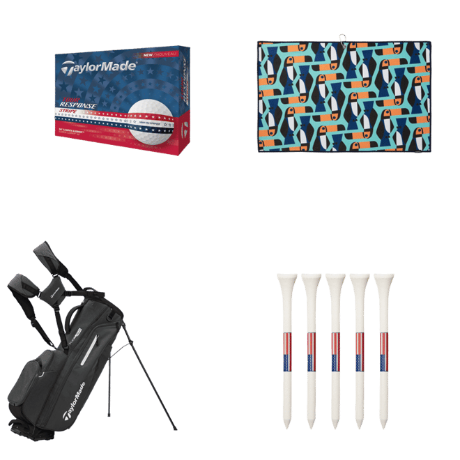 TaylorMade 2025 Tour Response USA Stripe Golf Balls | Golf