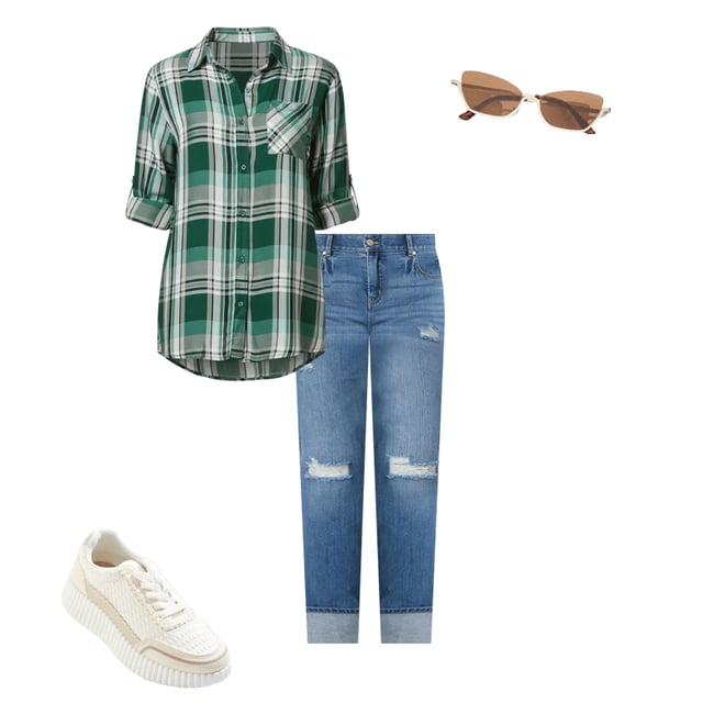  Cato Fashions | Cato Distressed Hourglass Boyfriend Jeans