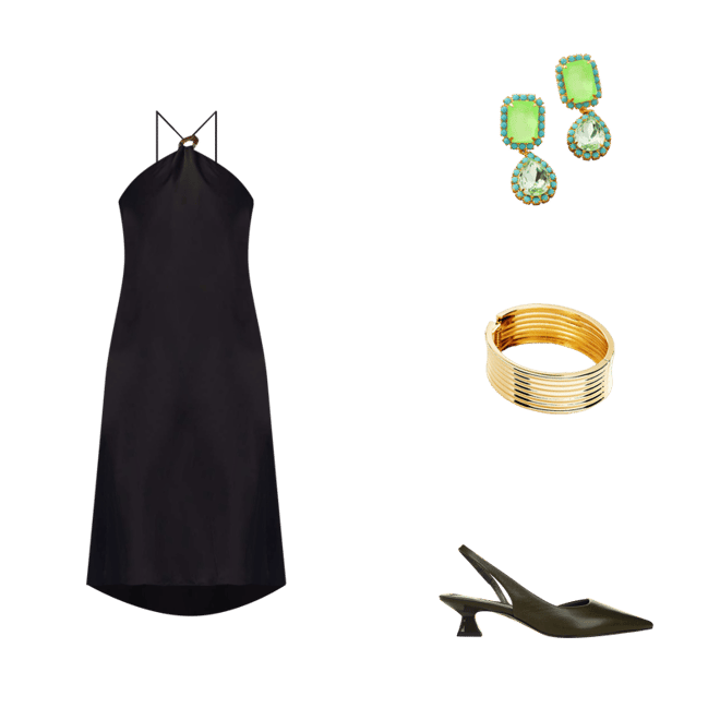 Veda Halter Slip Midi Dress | Anthropologie