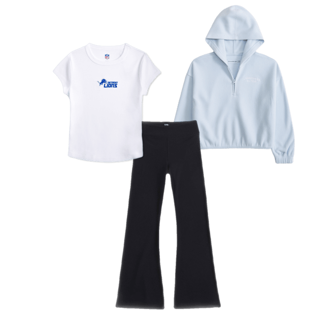 ypb rib mini-flare leggings