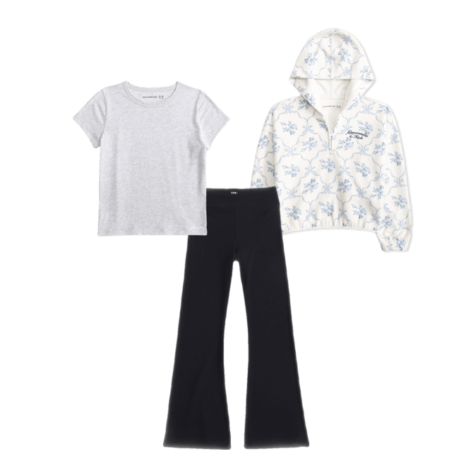 ypb rib mini-flare leggings