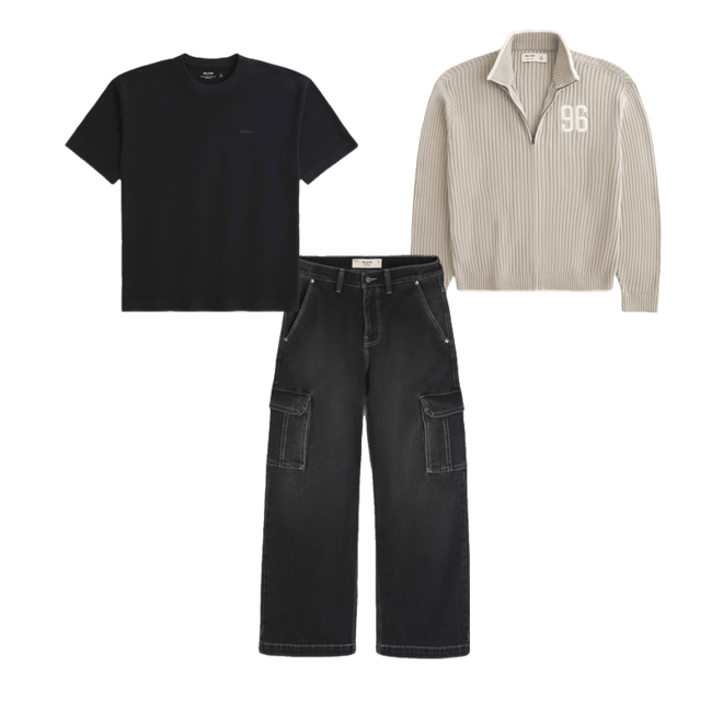 Boxy Heavyweight Micro Logo Crew T-Shirt