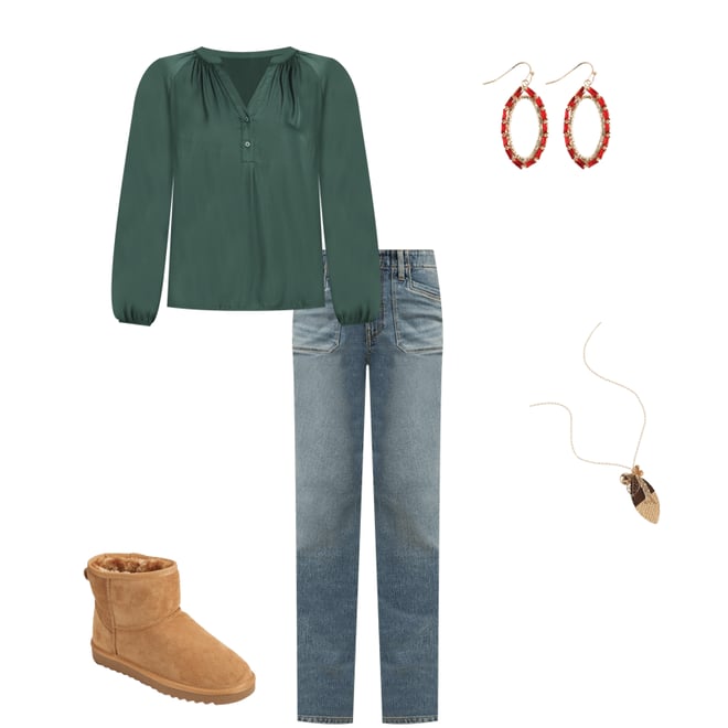 m jeans by maurices™ High Rise Patch Pocket Slim Boot Jean