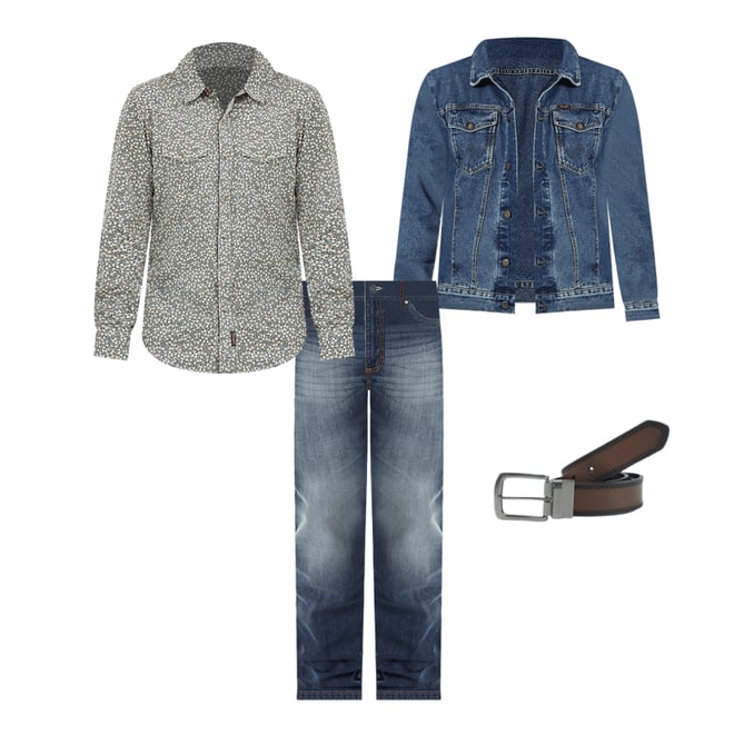 Men's Wrangler Retro® Slim Fit Straight Leg Jean in Cottonwood