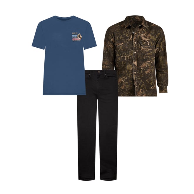 Wrangler x The Last of Us Cordyceps Shirt in Camo