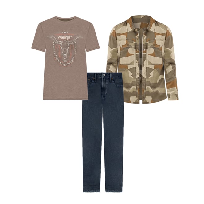 Wrangler Rugged Wear® Performance Series Relaxed Fit Jean in Dark Stone
