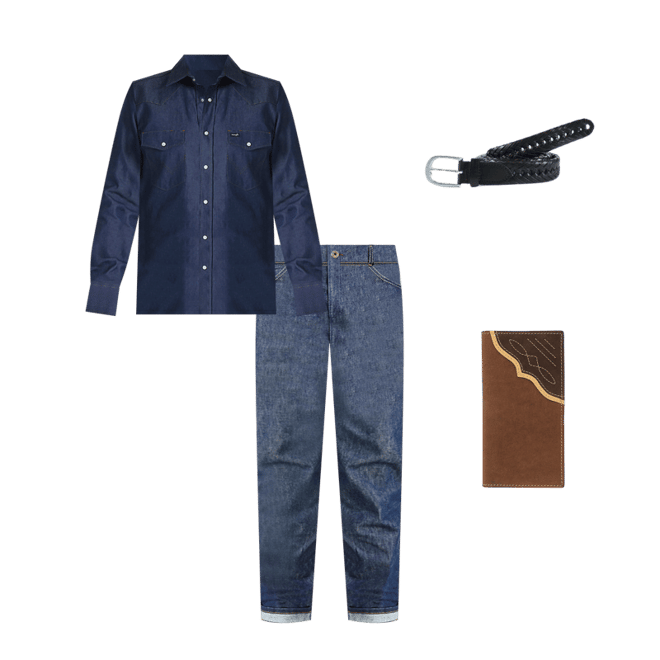 Cowboy Cut® Firm Finish Denim Western Snap Work Shirt | SHIRTS