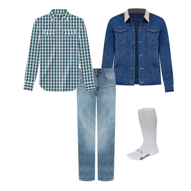 Men's Regular Fit Flex Jean in Steel Blue