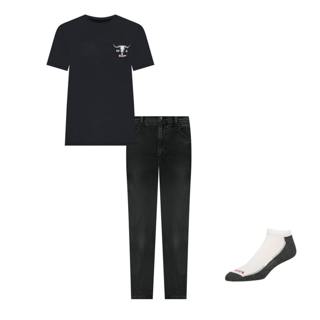 Men's Bootcut Jean in Night Fever Black