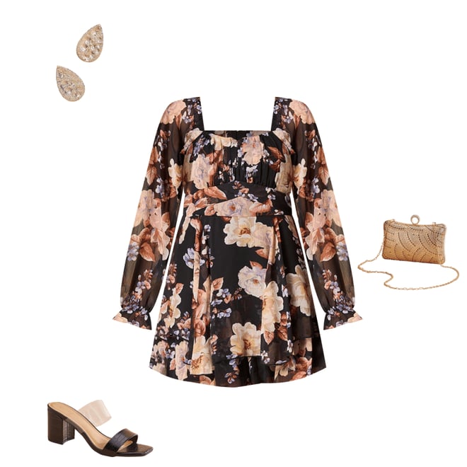 BLOOMページ Umgee Bloom Cluster Boarder Print Top | Tops