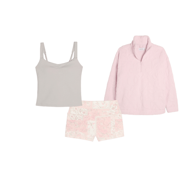 Gilly Hicks Sherpa Quarter-Zip Sweatshirt