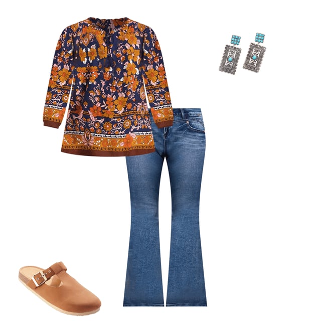 Cato Fashions | Cato Western Metal Rectangle Earrings