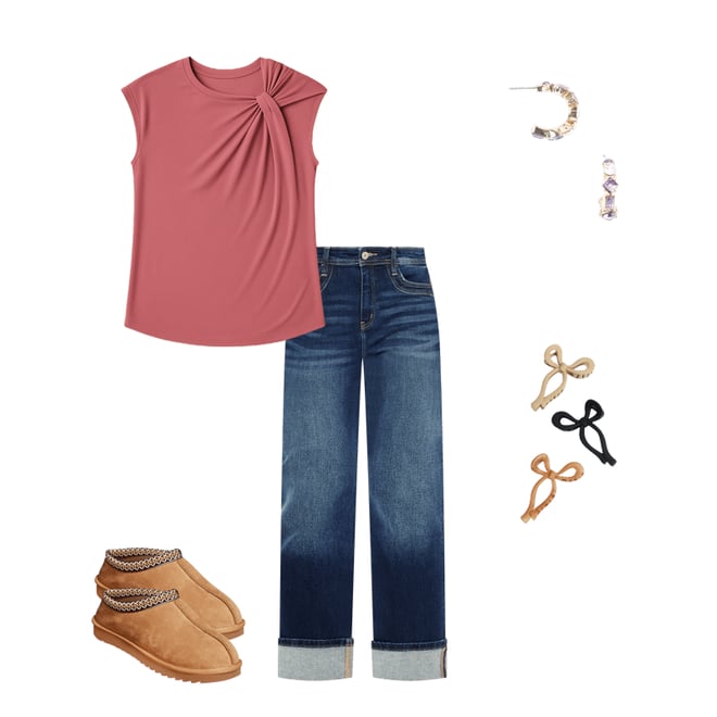 3 Pack Bow Claw Hair Clips