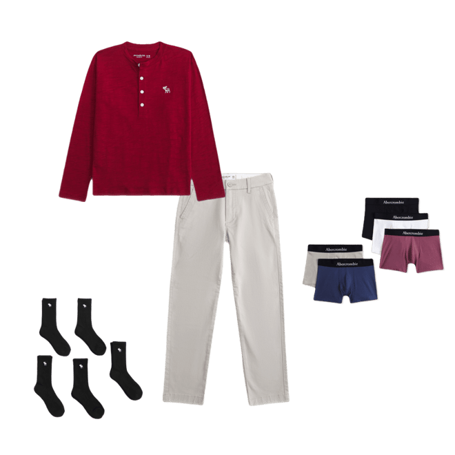 long-sleeve slub cotton icon henley