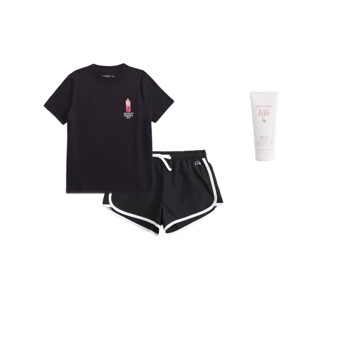 oversized shirley temple graphic tee