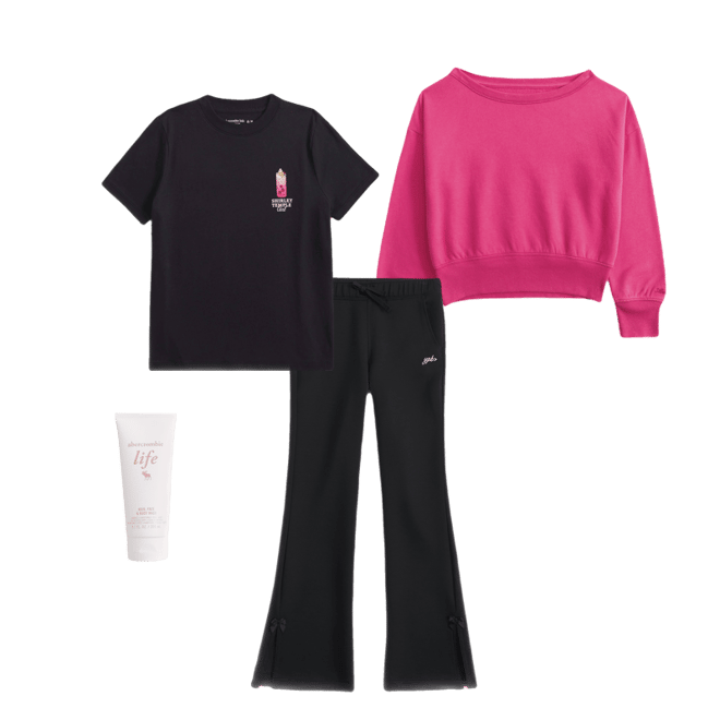 oversized shirley temple graphic tee