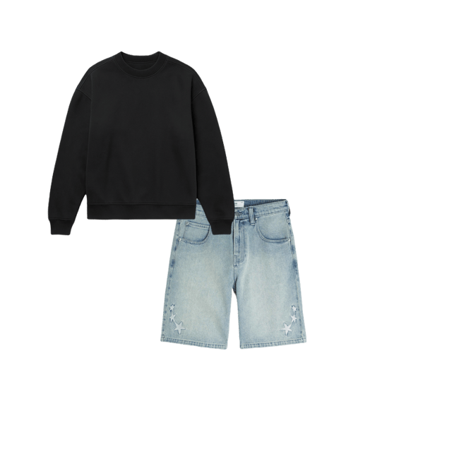 Boxy Crew Sweatshirt