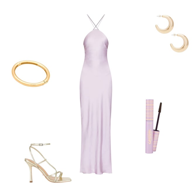 Line & Dot VESTIDO KIRA en Lilac | REVOLVE