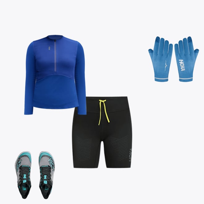 HOKA MISSION FULL-ZIP ライトブルー HOKA MISSION FULL-ZIP ライトブルー 極上の快適さと走り心地を