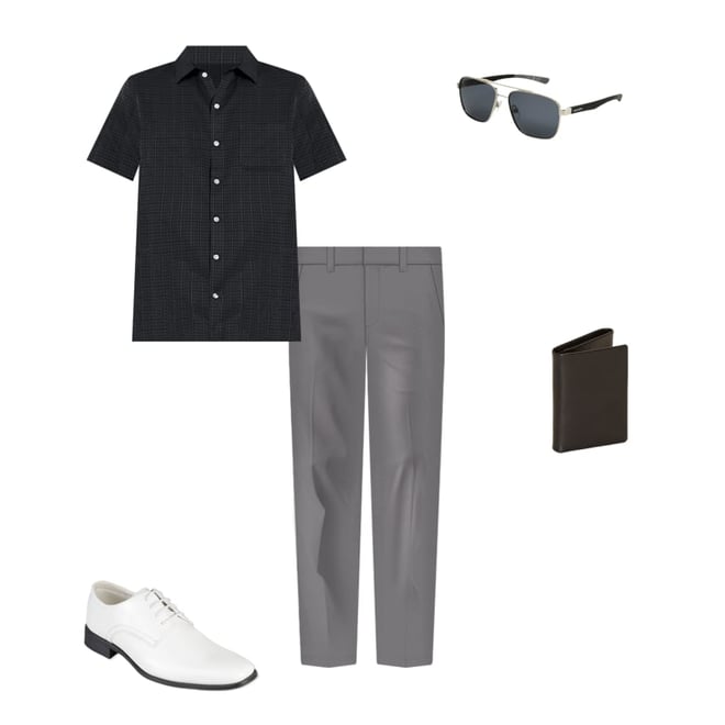 Van Heusen Weekend Mens Short Sleeve Moisture Wicking Camp Shirt - Main Image