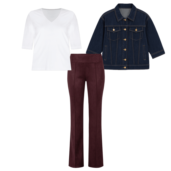 PEARL FULL LENGTH FLARE W/ PINTUCKS – LIVERPOOL LOS ANGELES