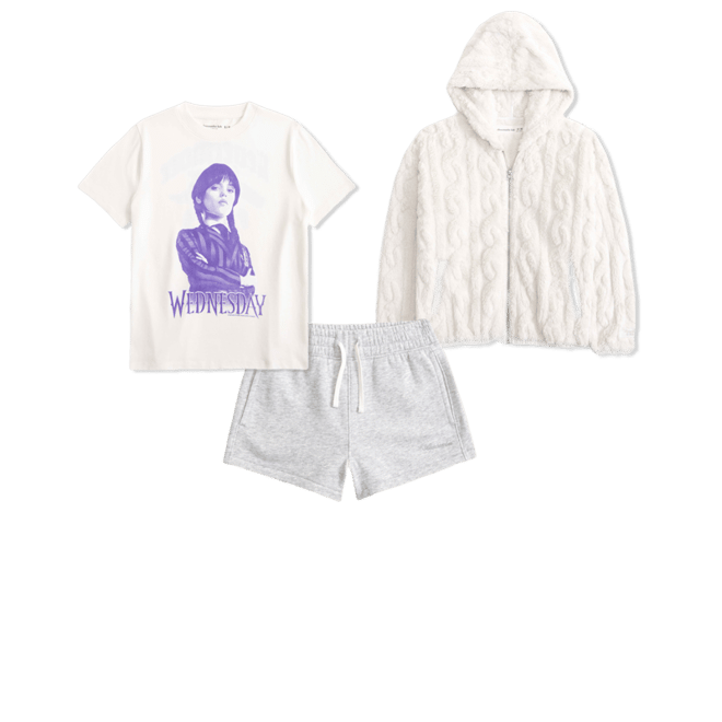 sherpa full-zip hoodie