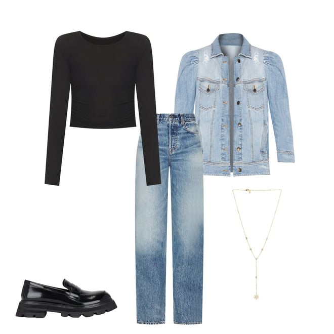 alo Gather Long Sleeve in Black | REVOLVE