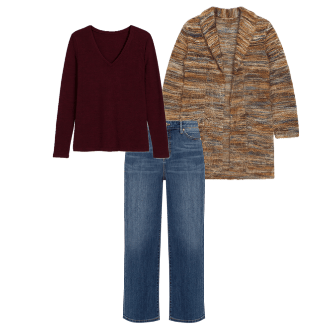 OPEN FRONT COATIGAN SWEATER – LIVERPOOL LOS ANGELES