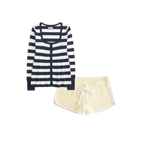 Fleece Shortie Shorts