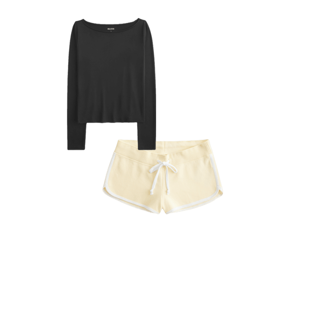 Fleece Shortie Shorts