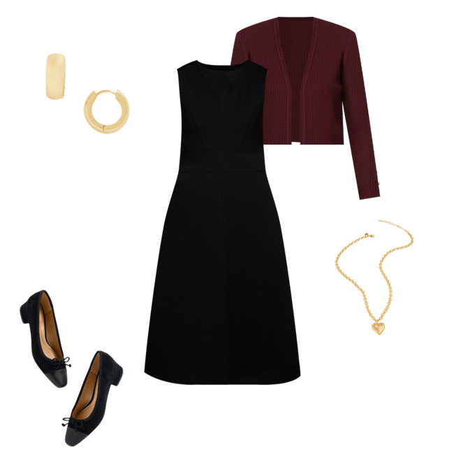 Luxe Ponte Fit & Flare Dress | Talbots