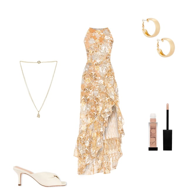 Bronx and Banco Sicilia Ruffle Dress in Multi | REVOLVE