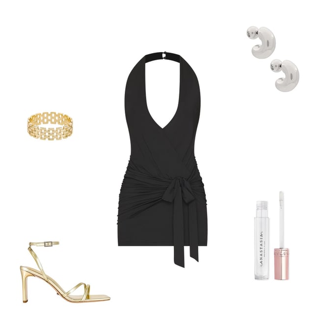 Chloe Halter Mini Dress