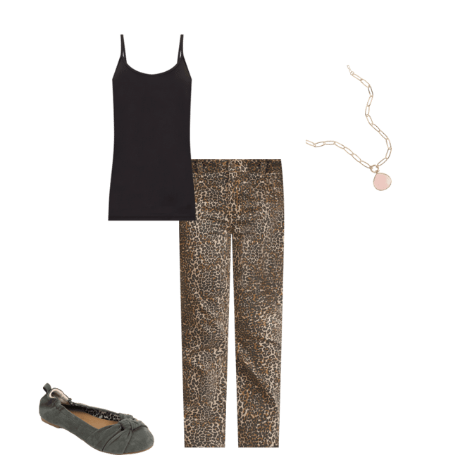 m jeans by maurices™ High Rise Leopard Straight Jean