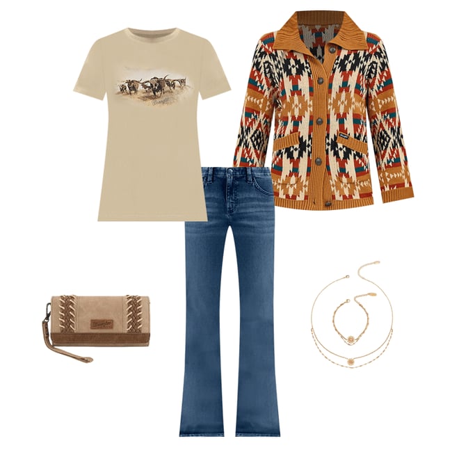 Women's Wrangler® Ultimate Riding Jean Willow Mid-Rise Bootcut in Traci