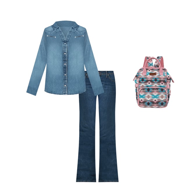 Women's Wrangler® Ultimate Riding Jean Q-Baby in Tuff Buck